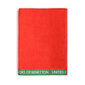 Pludmales dvielis Benetton Rainbow Kokvilna Frotē audums (90 x 160 cm): Krāsa - Sarkans cena un informācija | Dvieļi | 220.lv