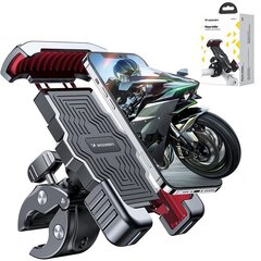 Wozinsky metal bicycle smartphone holder for handlebar black (WBHBK4) цена и информация | Держатели для телефонов | 220.lv