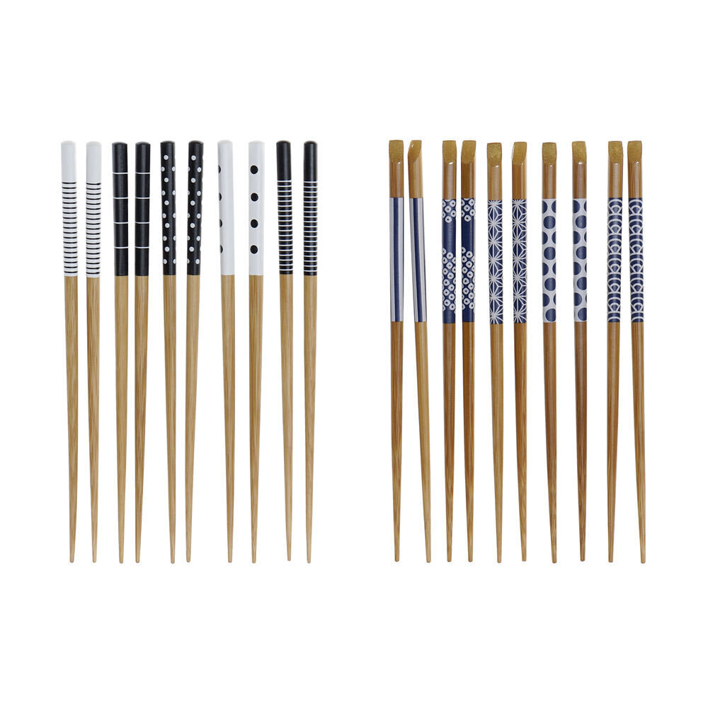 Bambusa zobu bakstāmie kociņi DKD Home Decor (1 x 1 x 22.5 cm) (2 gab.) cena un informācija | Galda piederumi | 220.lv