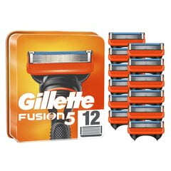 Skūšanās asmeņi Gillette Fusion5, 12 gab. цена и информация | Косметика и средства для бритья | 220.lv