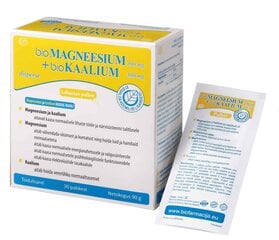 BioMagnijs 300mg + BioKālijs 300mg pulv. N30 цена и информация | Витамины, пищевые добавки, препараты для хорошего самочувствия | 220.lv