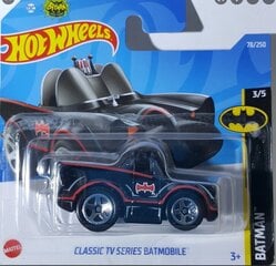 2022 - 078 - HCT04 Hot Wheels CLASSIC TV SERIES BATMOBILE cena un informācija | Rotaļlietas zēniem | 220.lv