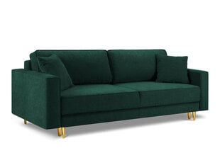 Dīvāns Cosmopolitan Design Fano, zaļš/zeltainas krāsas cena un informācija | Dīvāni | 220.lv