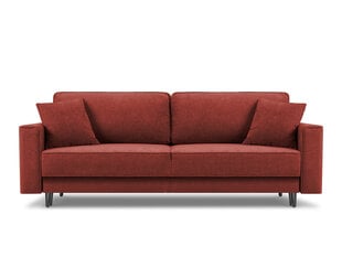 Dīvāns Cosmopolitan Design Fano, sarkans/melns cena un informācija | Dīvāni | 220.lv