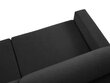 Dīvāns Windsor & Co Portia 3, melns cena un informācija | Dīvāni | 220.lv