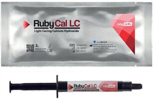 RubyCal LC gaismā cietējošs kalcija hidroksīds, 2 g cena un informācija | Zobārstniecības preces | 220.lv