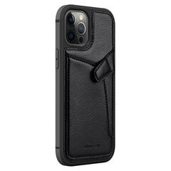 Кожаный чехол Nillkin Aoge для iPhone 12 Pro Max, черный цена и информация | Чехлы для телефонов | 220.lv