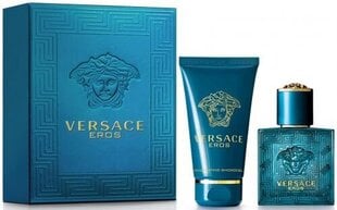 Versace Eros EDT dāvanu komplekts vīriešiem 100 ml cena un informācija | Vīriešu smaržas | 220.lv