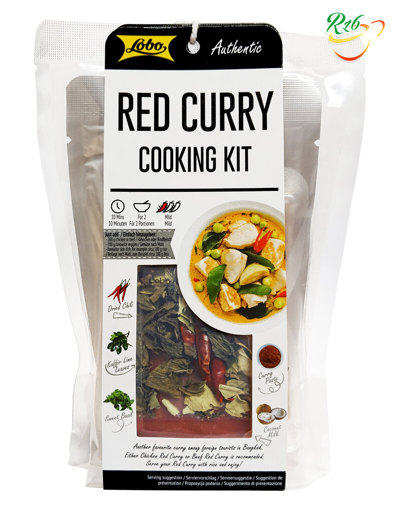 RED CURRY autentiskas Taizemes ēdiena pagatavošanas komplekts, LOBO, 253 g цена и информация | Zupas, buljoni | 220.lv