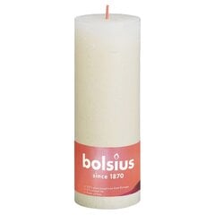 Bolsius cilindriskas sveces Shine, 6 gb., 190x68 mm, maigā pērļu krāsā cena un informācija | Sveces un svečturi | 220.lv