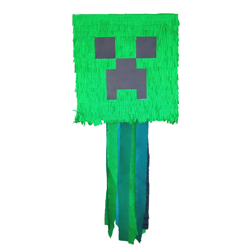 Pinjata Creeper Minecraft, 34x34x34 cm цена и информация | Svētku dekorācijas | 220.lv