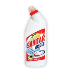 WC gēls SANITAR Lemon, 750ml cena un informācija | Tīrīšanas līdzekļi | 220.lv