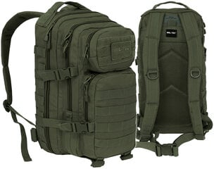 Pārgājienu mugursoma, Mil-Tec, US Assault Pack SM 20L, olīvu krāsā цена и информация | Туристические, походные рюкзаки | 220.lv