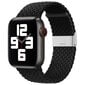 Pulksteņa aproce Apple Watch 7 / 6 / SE / 5 / 4 / 3 / 2 ,45 / 44 / 42 mm, melns цена и информация | Viedpulksteņu un viedo aproču aksesuāri | 220.lv