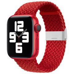 Pulksteņa aproce Apple Watch 7 / 6 / SE / 5 / 4 / 3 / 2 ,45 / 44 / 42 mm, sarkans цена и информация | Аксессуары для смарт-часов и браслетов | 220.lv