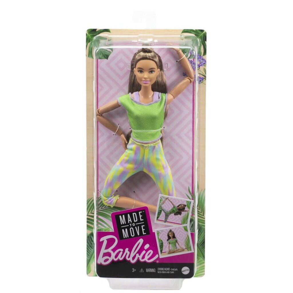 Lelle Barbie Made to Move, GXF05 цена и информация | Rotaļlietas meitenēm | 220.lv