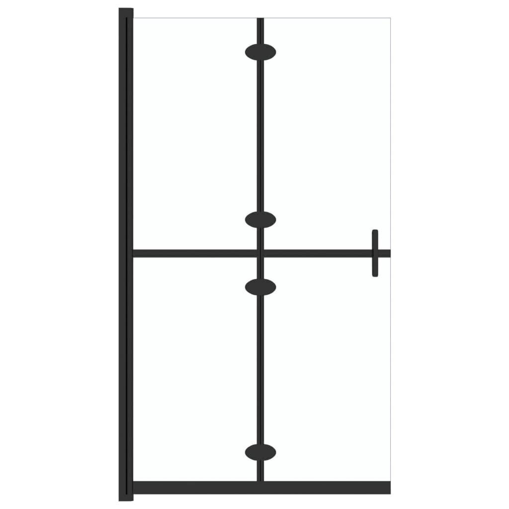 Salokāma dušas siena vidaXL, 110x190 cm цена и информация | Dušas durvis, dušas sienas | 220.lv