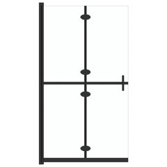 Salokāma dušas siena vidaXL, 120x190 cm cena un informācija | Dušas durvis, dušas sienas | 220.lv