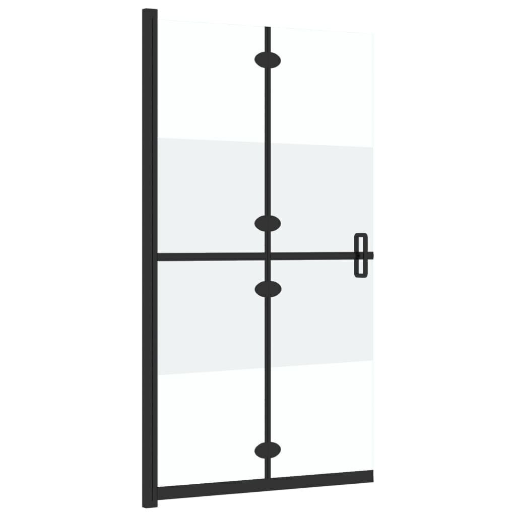 Salokāma dušas siena vidaXL, 90x190 cm cena un informācija | Dušas durvis, dušas sienas | 220.lv