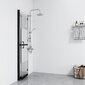 Salokāma dušas siena vidaXL, 90x190 cm цена и информация | Dušas durvis, dušas sienas | 220.lv