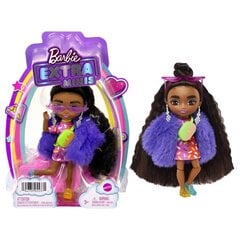 Lelle Barbie Extra mini violets kažokādas mētelis, HGP63 цена и информация | Игрушки для девочек | 220.lv