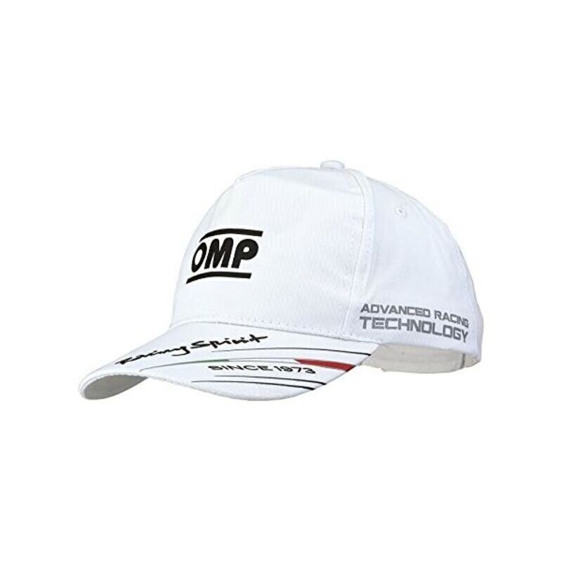 Sporta cepure vīriešiem OMP MY2014, balta cena un informācija | Vīriešu cepures, šalles, cimdi | 220.lv
