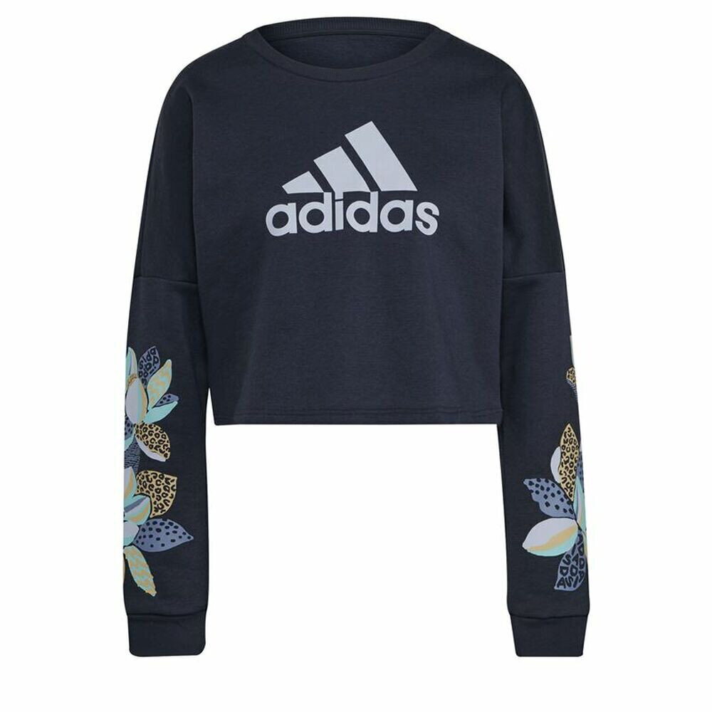 Sporta jaka bez kapuces sievietēm Adidas Farm Rio Print, tumši zila цена и информация | Jakas sievietēm | 220.lv