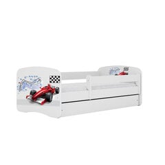 Кровать Babydreams, белая, 140x70 см, с ящиком цена и информация | Кровати | 220.lv