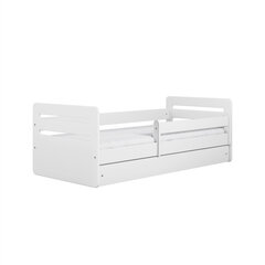 Кровать, белая, 160х80 см, с выдвижным ящиком цена и информация | Кровати | 220.lv