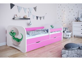 Gulta Babydreams, rozā, 160x80, ar atvilktni цена и информация | Кровати | 220.lv