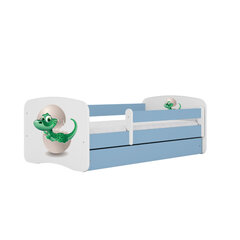 Кровать Babydreams, синяя, 180x80 см, с выдвижным ящиком цена и информация | Кровати | 220.lv