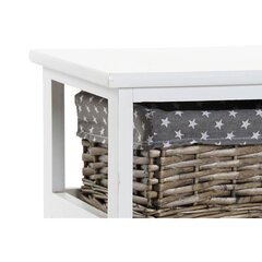 Kumode DKD Home Decor, 40 x 29 x 57 cm, balta цена и информация | Ящики для вещей | 220.lv