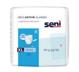 Подгузники-трусики Seni Active Classic, XL размер, 30 шт. цена и информация | Подгузники, прокладки, одноразовые пеленки для взрослых | 220.lv