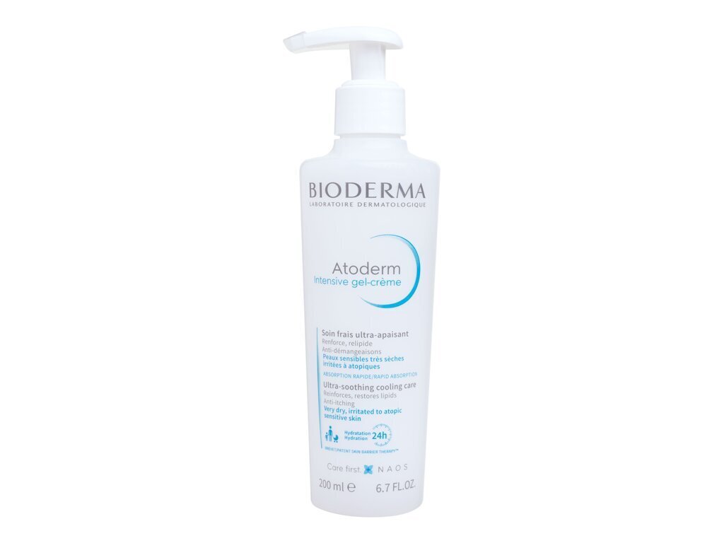 BIODERMA Atoderm Intensive želejkrēms ļoti sausai un atopiskai ādai 200 ml cena un informācija | Ķermeņa krēmi, losjoni | 220.lv