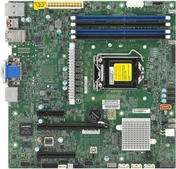 Supermicro MBD-X12SCZ-F Intel W480 LGA 1200 micro ATX cena un informācija | Mātesplates | 220.lv