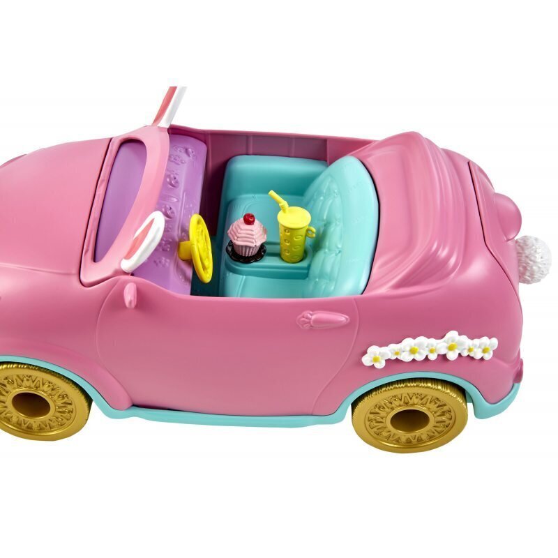 Lelles zaķa automašīnas komplekts Enchantimals, HCF85 cena un informācija | Rotaļlietas meitenēm | 220.lv