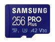 MEMORY MICRO SDXC PRO+ 256GB/W/READER MB-MD256KB/WW SAMSUNG cena un informācija | Atmiņas kartes mobilajiem telefoniem | 220.lv