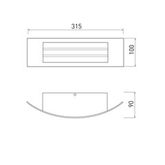 Sienas lampa GTV ASTRIT E27 14W IP54, pelēka cena un informācija | Āra apgaismojums | 220.lv