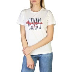 T-krekls sievietēm Pepe Jeans CAMILLEPL505147WHITE, balts цена и информация | Женские футболки | 220.lv