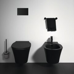 WC ūdens nolaišanas poga Ideal Standard OLEAS™ M2, melna R0121A6 cena un informācija | Piederumi tualetes podiem un bidē | 220.lv