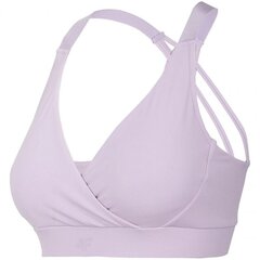 Sporta krūšturis sievietēm 4F W Sports Bra H4L21STAD017 52S, violets цена и информация | Бюстгальтеры | 220.lv