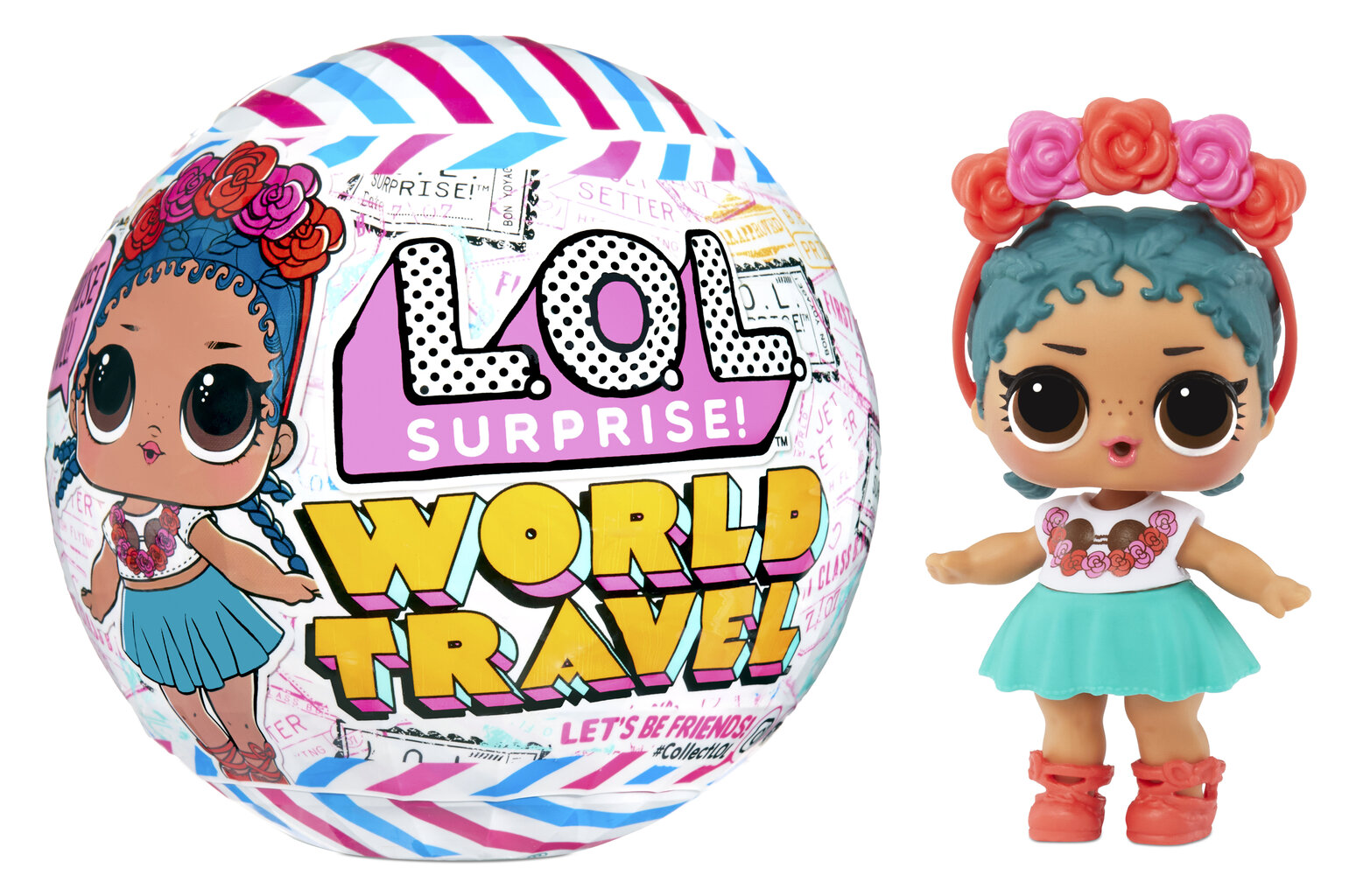 Lelle - LOL Surprise! World Travel, 9 cm цена и информация | Rotaļlietas meitenēm | 220.lv