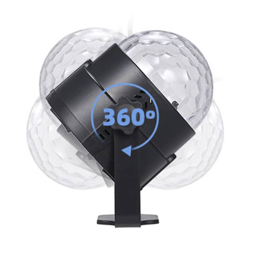 LED disko bumba + tālvadības pults цена и информация | Galda lampas | 220.lv