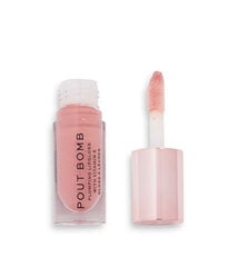 Lūpu spīdums Makeup Revolution Pout Bomb Doll, 4.6 ml cena un informācija | Lūpu krāsas, balzāmi, spīdumi, vazelīns | 220.lv