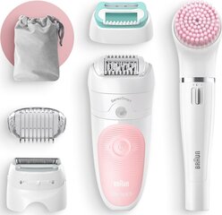 ЭЛЕКТРИЧЕСКИЙ ЭПИЛЯТОР BRAUN 5875 BEAUTY SET АККУМУЛЯТОРНЫЙ БЕЛЫЙ цена и информация | Эпиляторы | 220.lv