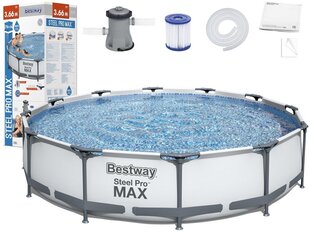 Бассейн Bestway Steel Pro Max, 366x76 цена и информация | Бассейны | 220.lv