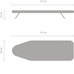 Гладильная доска Brabantia S, 95 x 30 см цена и информация | Гладильные доски | 220.lv