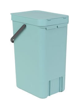 Miskaste Brabantia Sort & Go, 16 L, piparmētru krāsa цена и информация | Miskastes | 220.lv