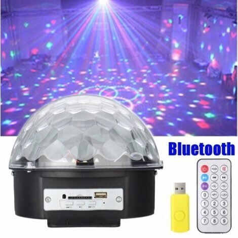 Led disko bumba ar Bluetooth savienojumu cena un informācija | Galda lampas | 220.lv