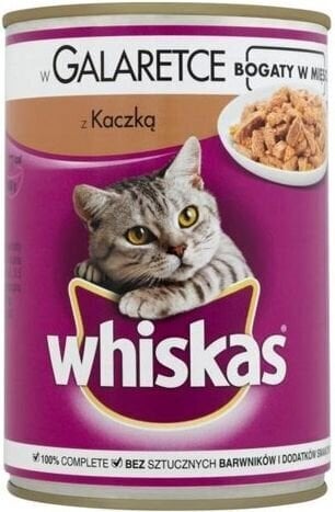 Mitrā kaķu barība Whiskas, 400 g cena un informācija | Konservi kaķiem | 220.lv